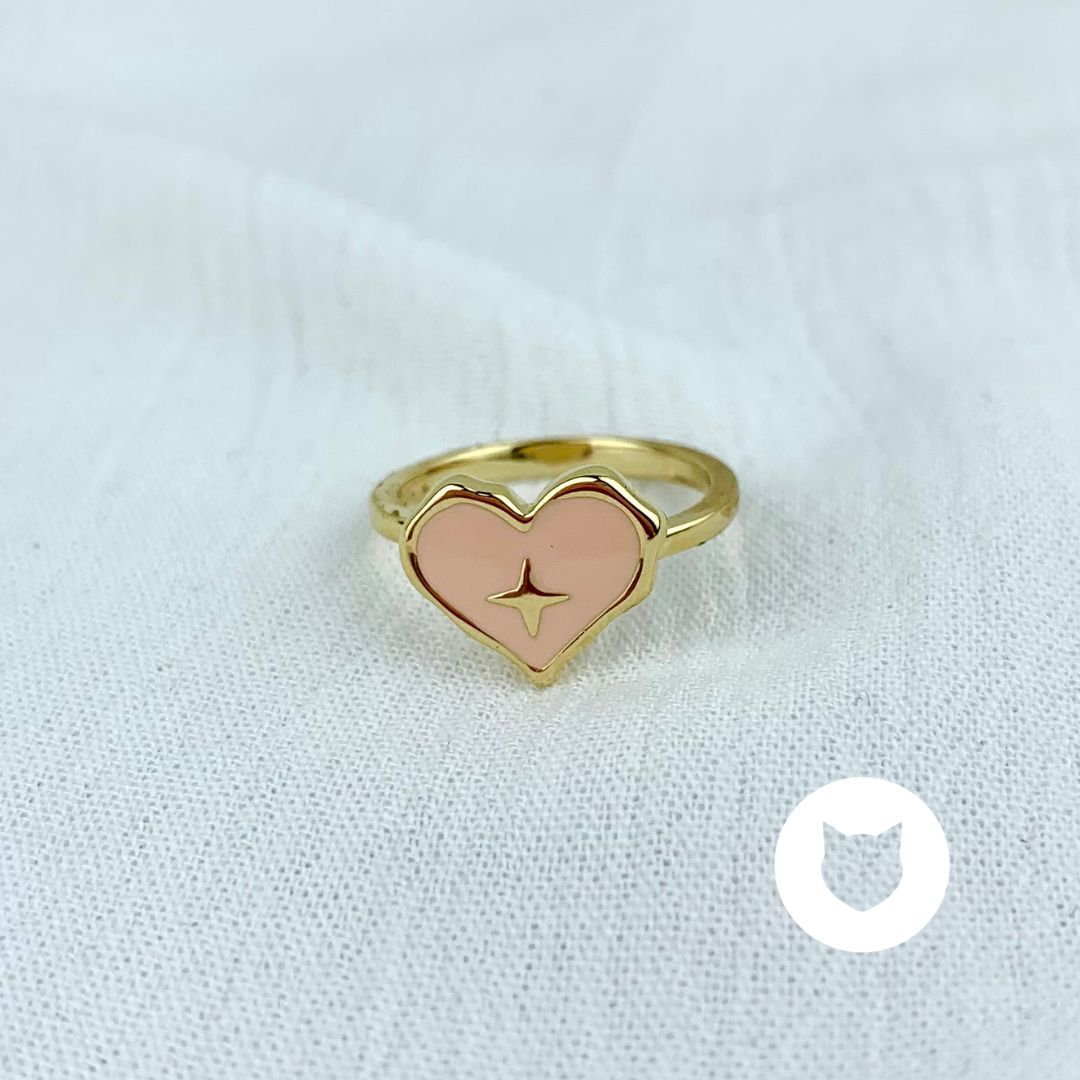 ANILLO DE BAÑO DE ORO CORAZÓN AN3573G30
