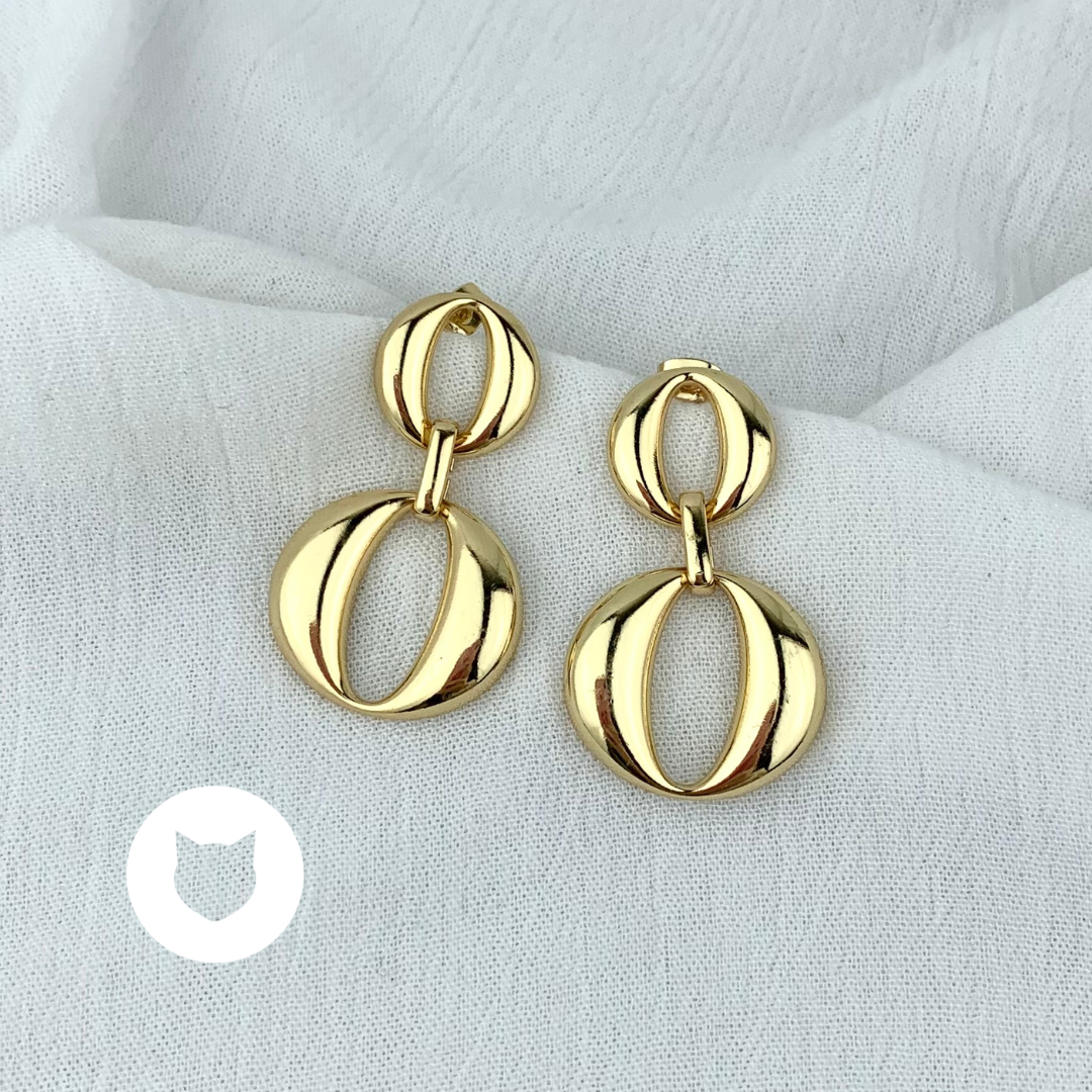 ​ARETES DE BAÑO DE ORO AR2695G32