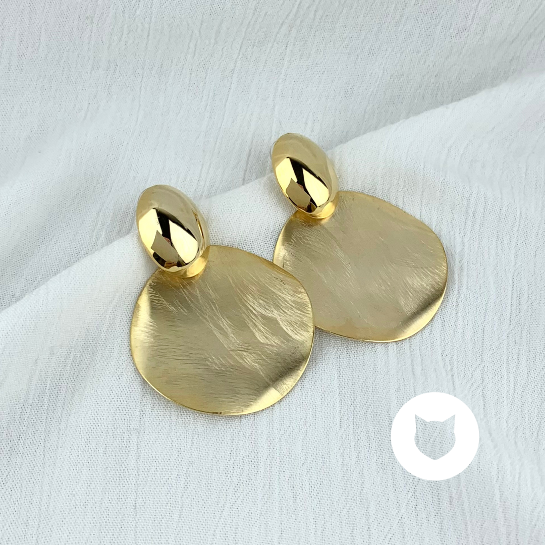 ​ARETES DE BAÑO DE ORO AR2697G35