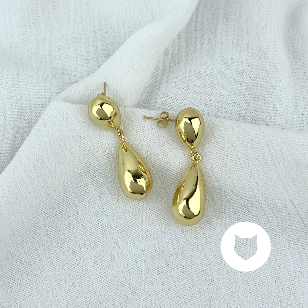 ARETES DE BAÑO DE ORO AR2724G30