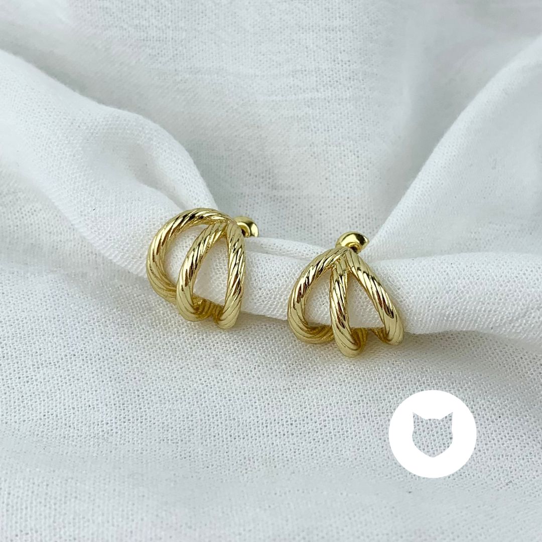 ARGOLLAS DE BAÑO DE ORO AG1613G30