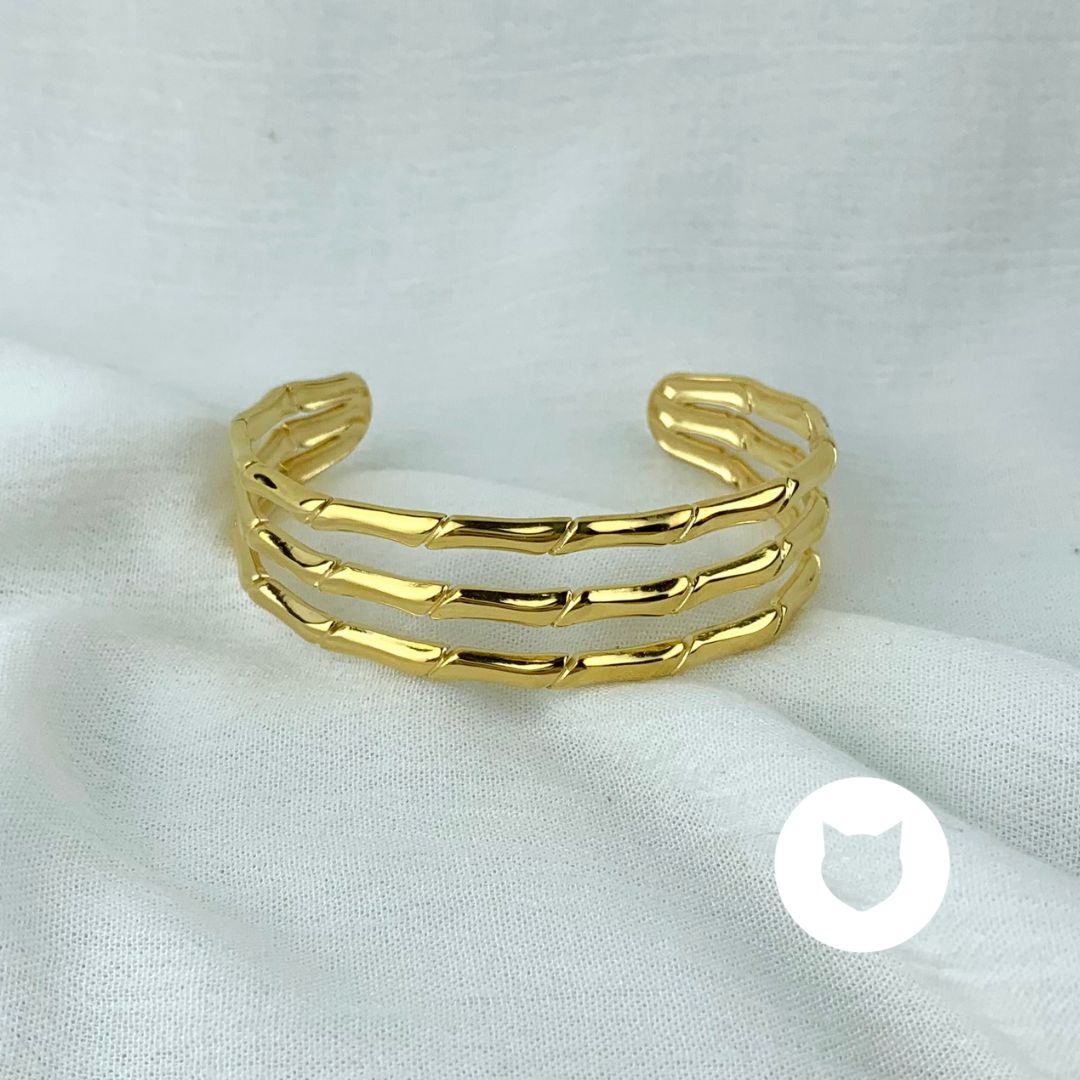 ​BRAZALETE DE BAÑO DE ORO PU1767G31