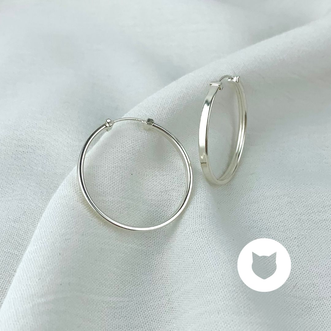 ARGOLLAS DE PLATA 925 AG1629L26