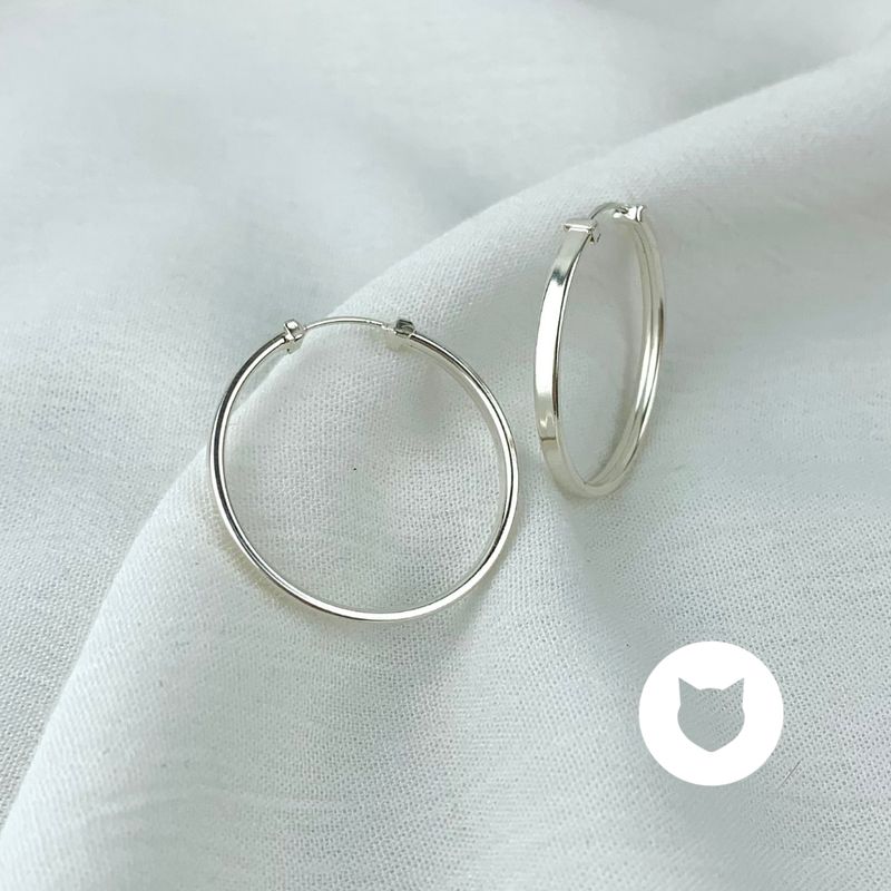 ARGOLLAS DE PLATA 925 AG1629L26