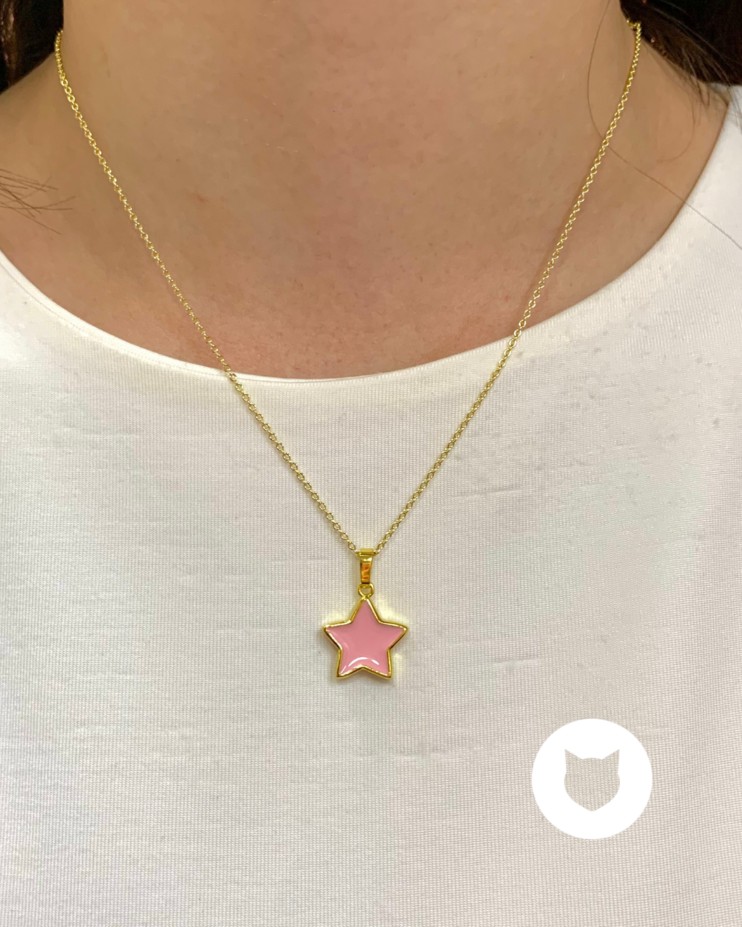 COLLAR DE BAÑO DE ORO ESTRELLA CO1778G30