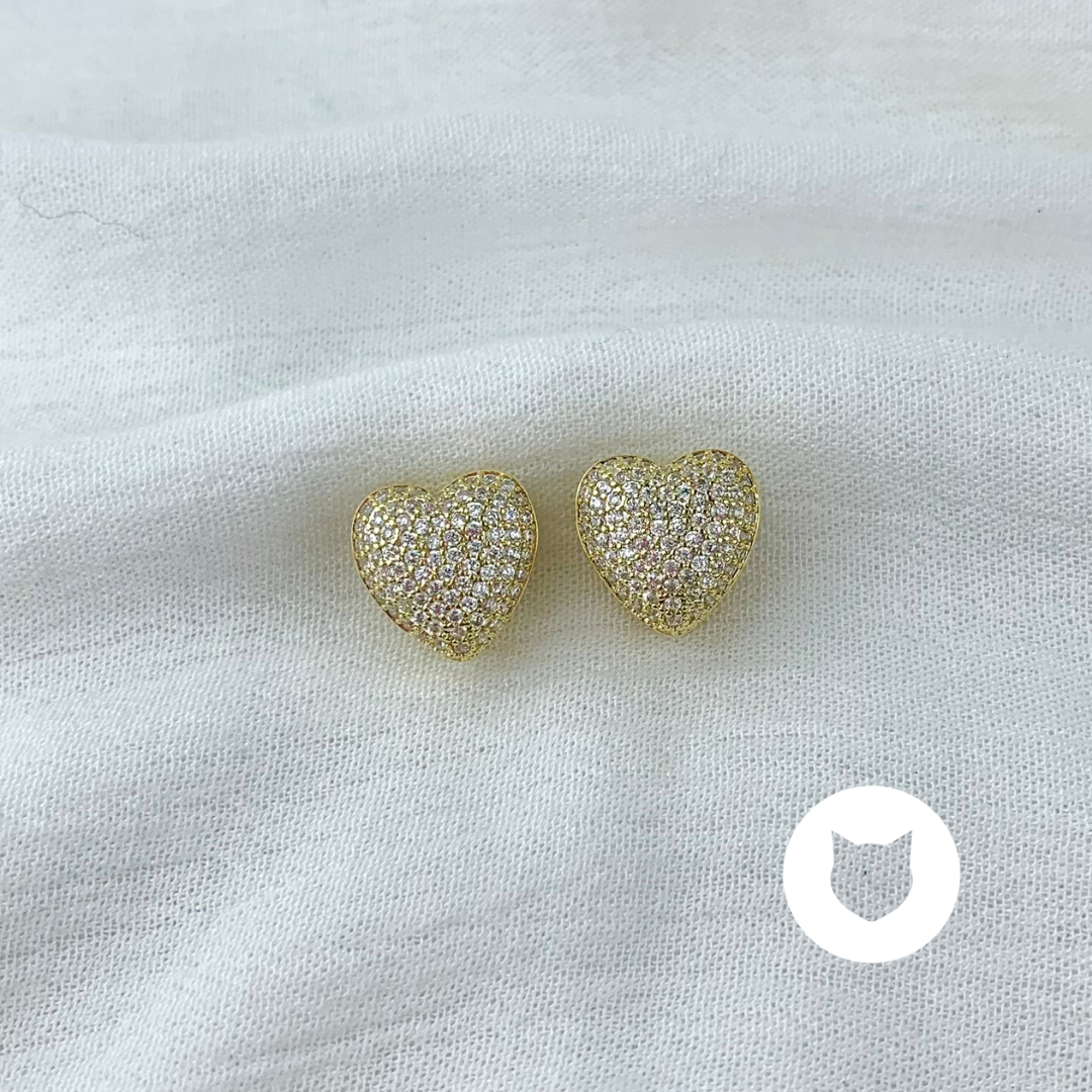 ARGOLLAS DE BAÑO DE ORO CORAZÓN AG1651G30