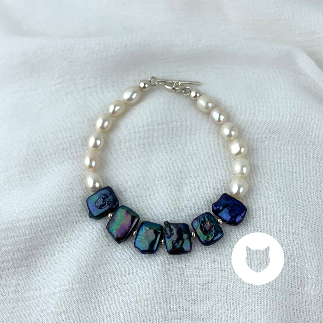 PULSERA DE PLATA 925 Y PERLAS CULTIVADAS PU1787F40