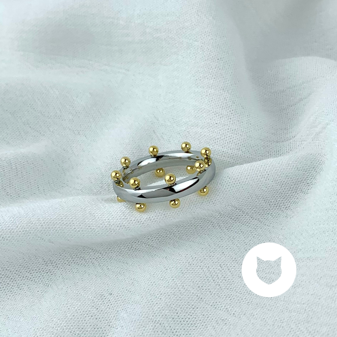 ANILLO DE ACERO INOXIDABLE METALES MIXTOS AN3616G51