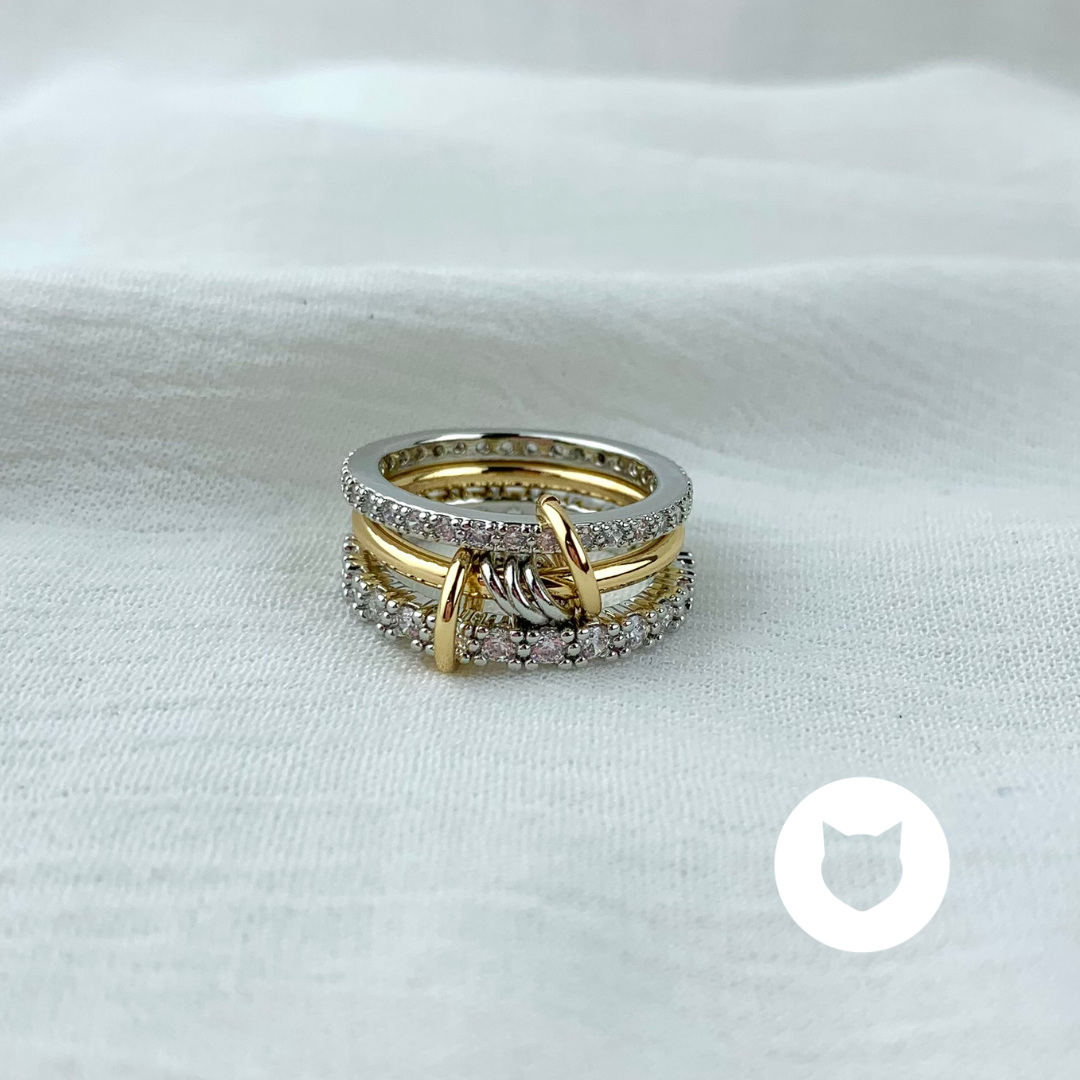 ANILLO DE ACERO INOXIDABLE METALES MIXTOS AN3622G48
