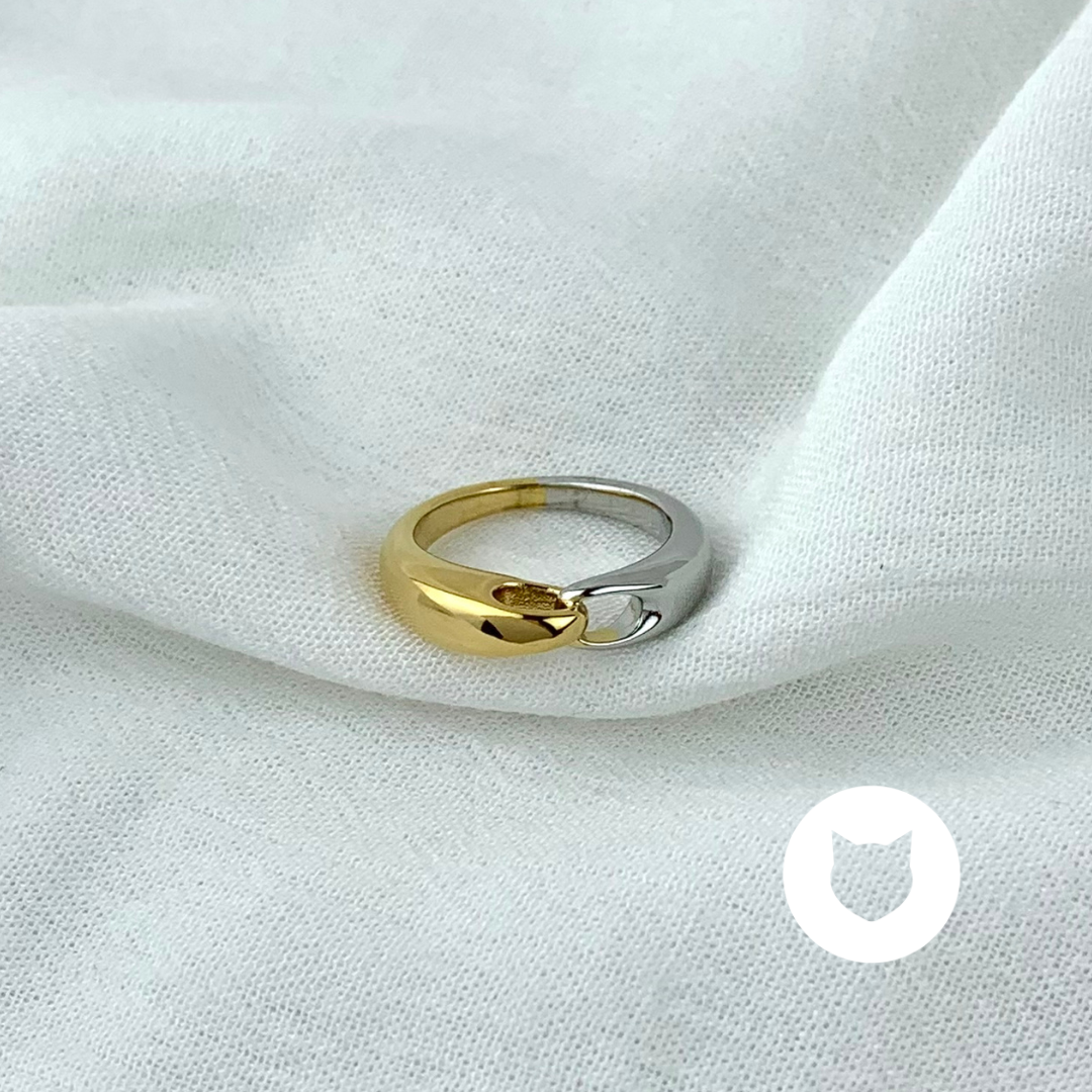 ANILLO DE ACERO INOXIDABLE METALES MIXTOS AN3621G41