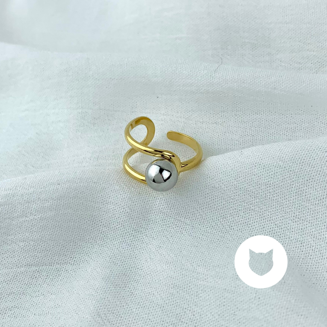ANILLO DE ACERO INOXIDABLE METALES MIXTOS AN3623G67