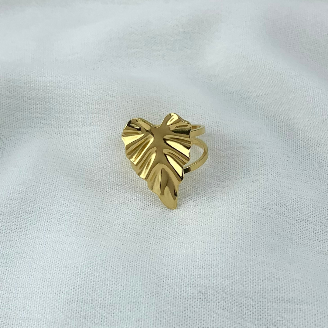 ANILLO DE ACERO INOXIDABLE HOJA AN3642G99