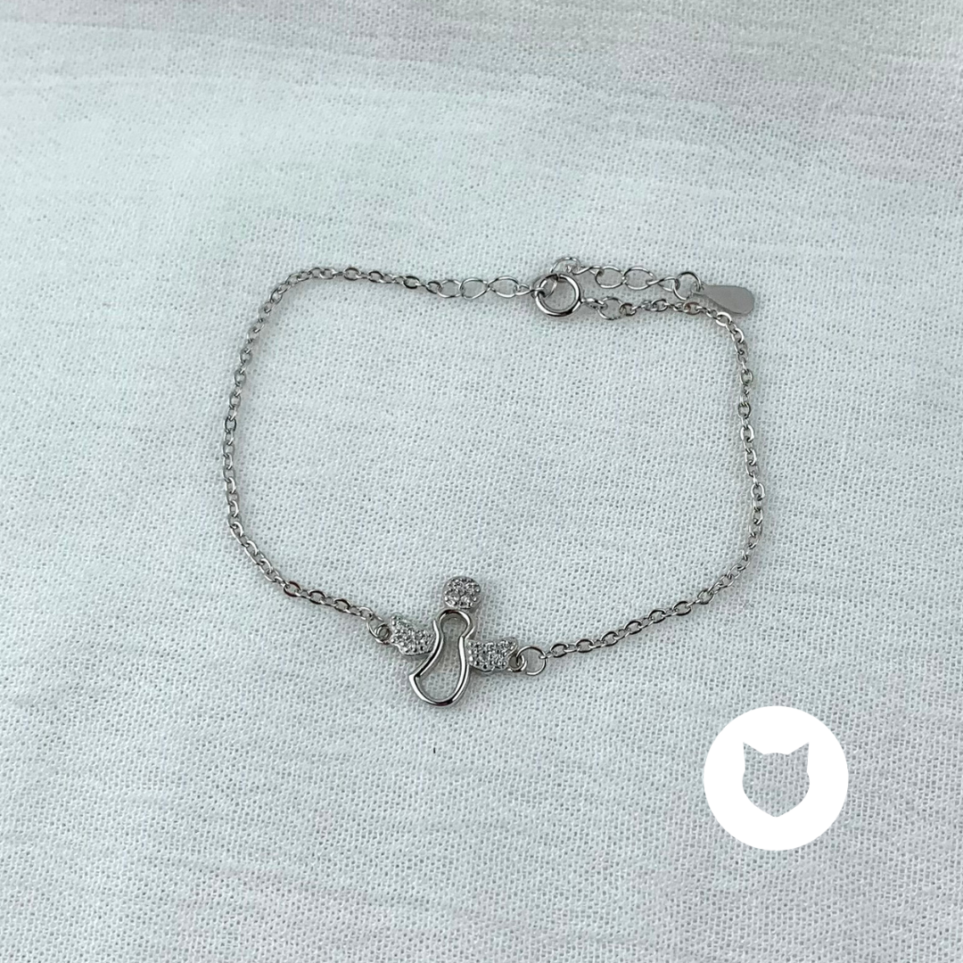 PULSERA DE PLATA 925 Y CRISTALES ÁNGEL PU1795L32
