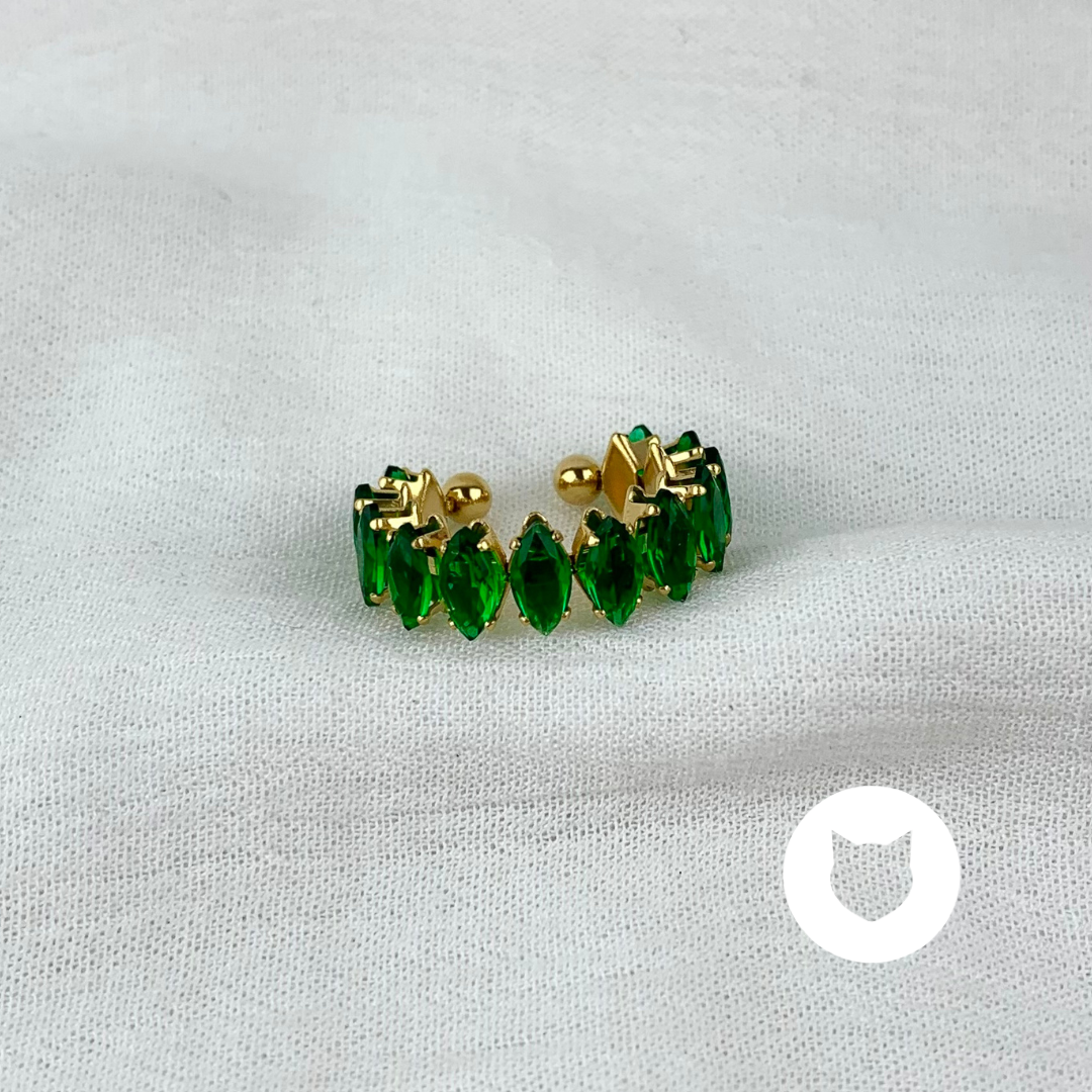 ​ANILLO DE ACERO INOXIDABLE Y CRISTALES AN3655G86