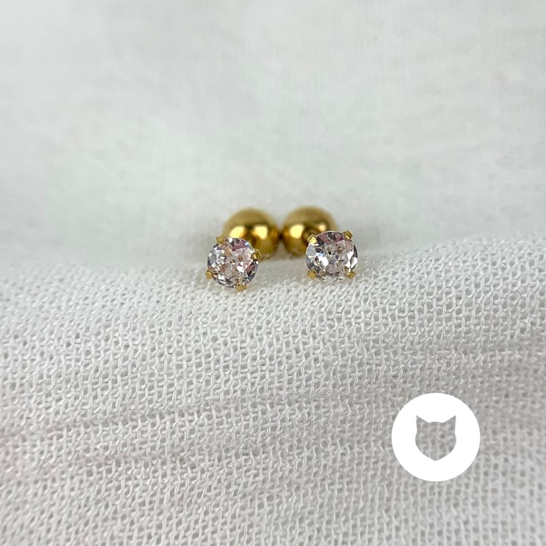 ARETES DE ACERO INOXIDABLE Y CRISTAL AB0483G44