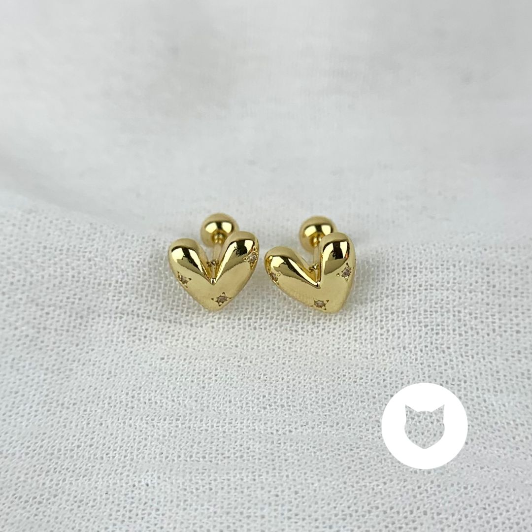 ARETES DE BAÑO DE ORO Y CRISTALES Y CRISTALES AB0494G36