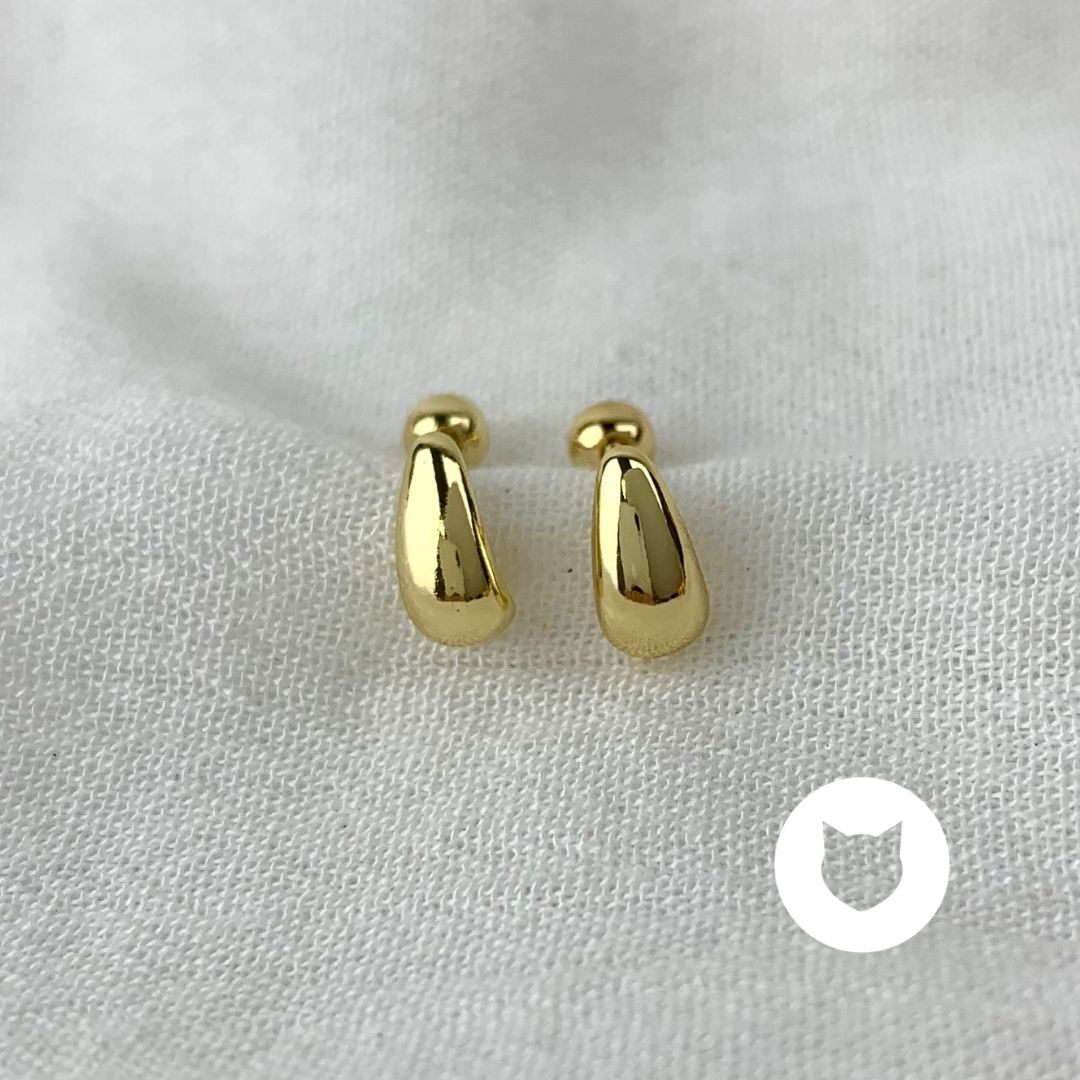 ARETES DE BAÑO DE ORO AB0502G36