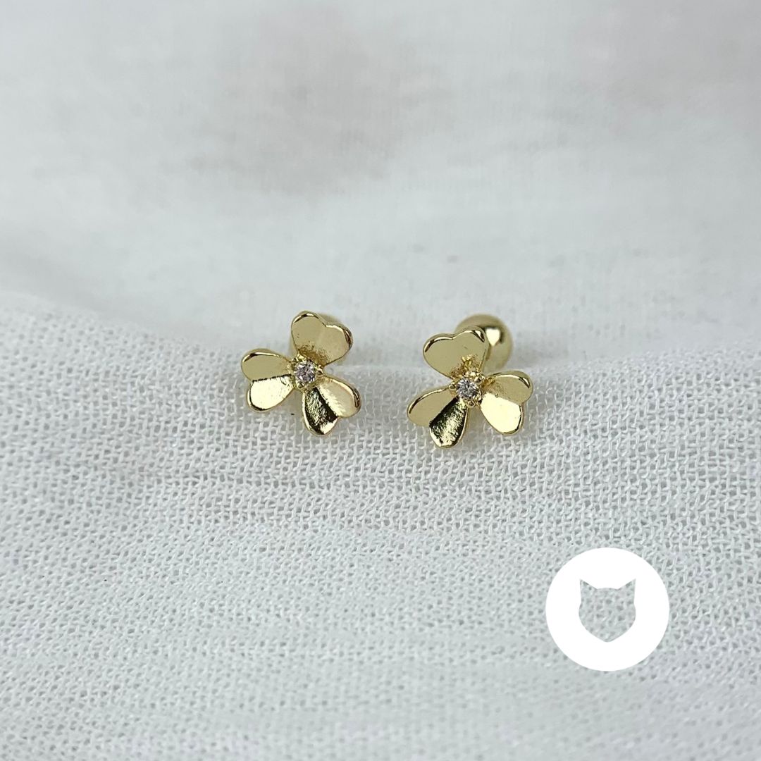 ARETES DE BAÑO DE ORO Y CRISTALES AB0500G36