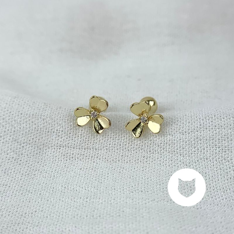 ARETES DE BAÑO DE ORO Y CRISTALES AB0500G36 ARETES DE BAÑO DE ORO Y CRISTALES AB0500G36