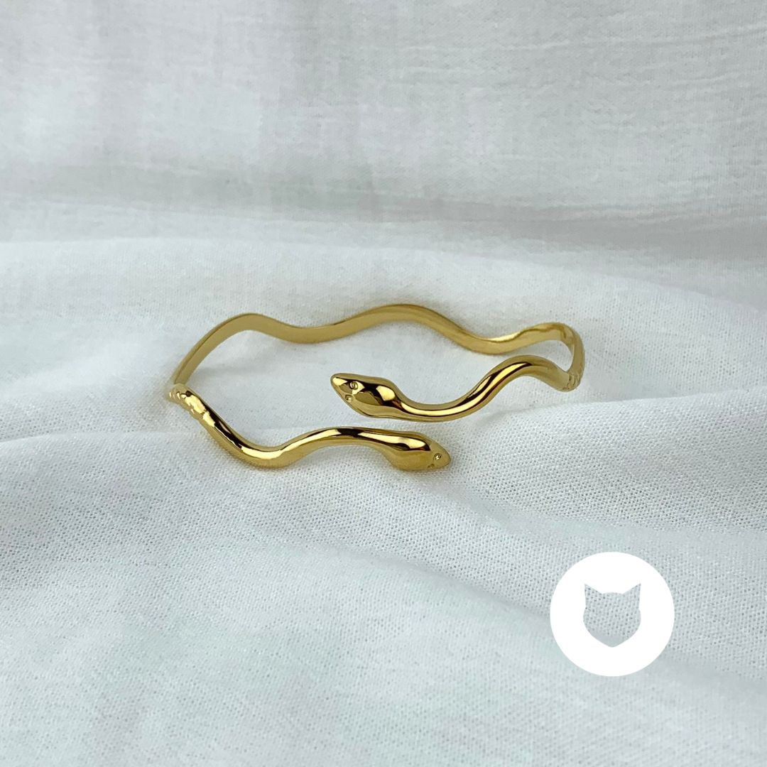 BRAZALETE DE ACERO INOXIDABLE SERPIENTE PU1811G45