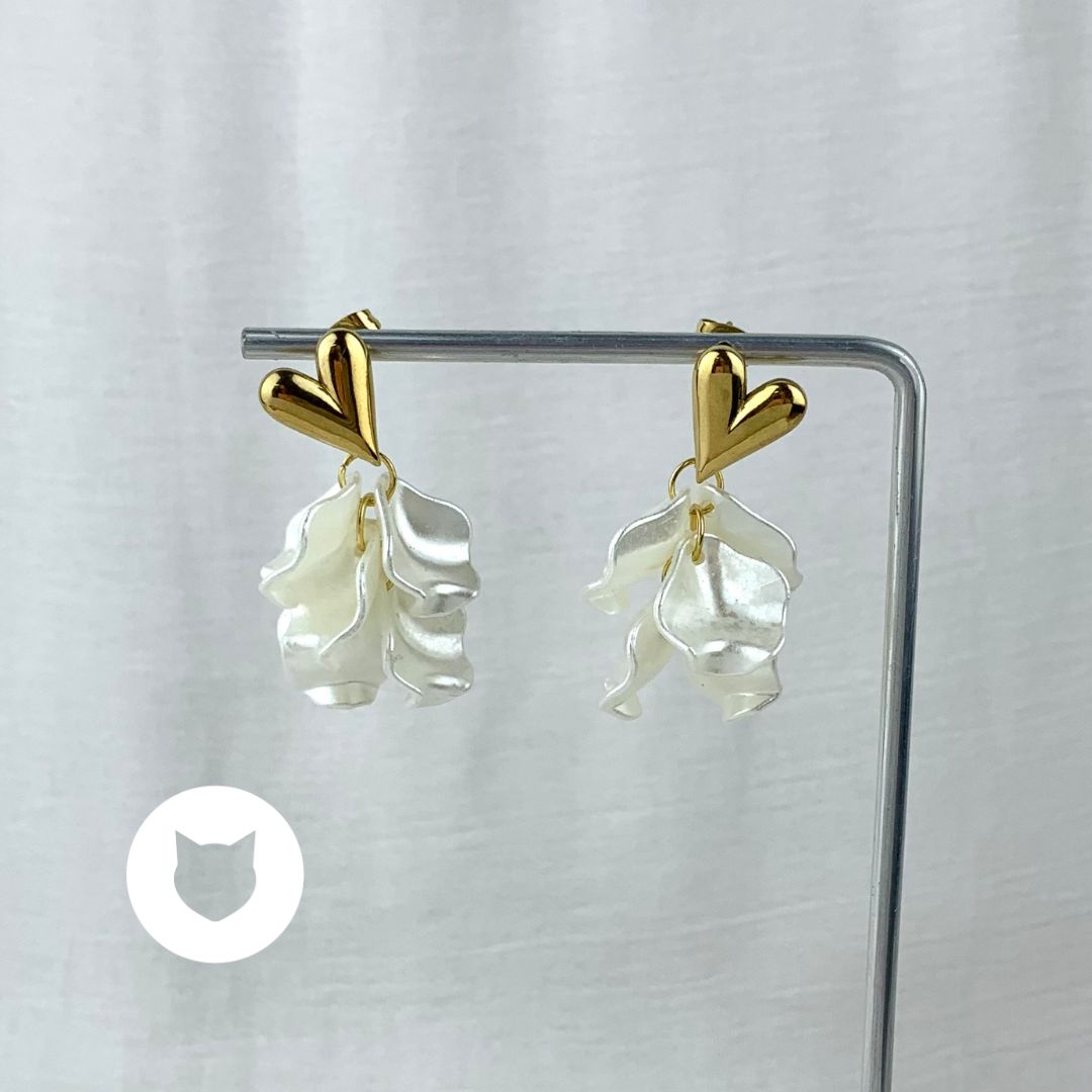 ARETES DE ACERO INOXIDABLE CORAZ�N AR2795G65