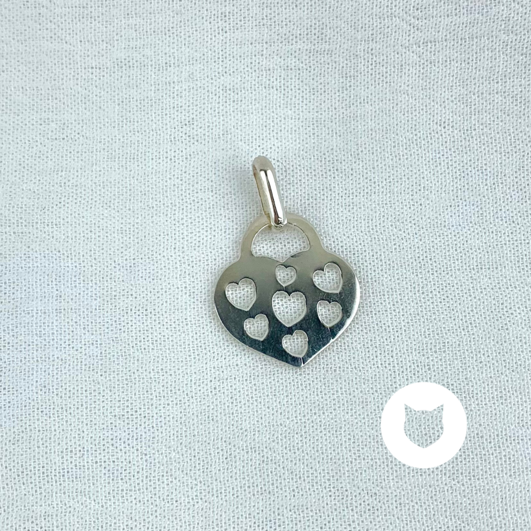 DIJE CORAZÓN DE PLATA 925 DI0806L32