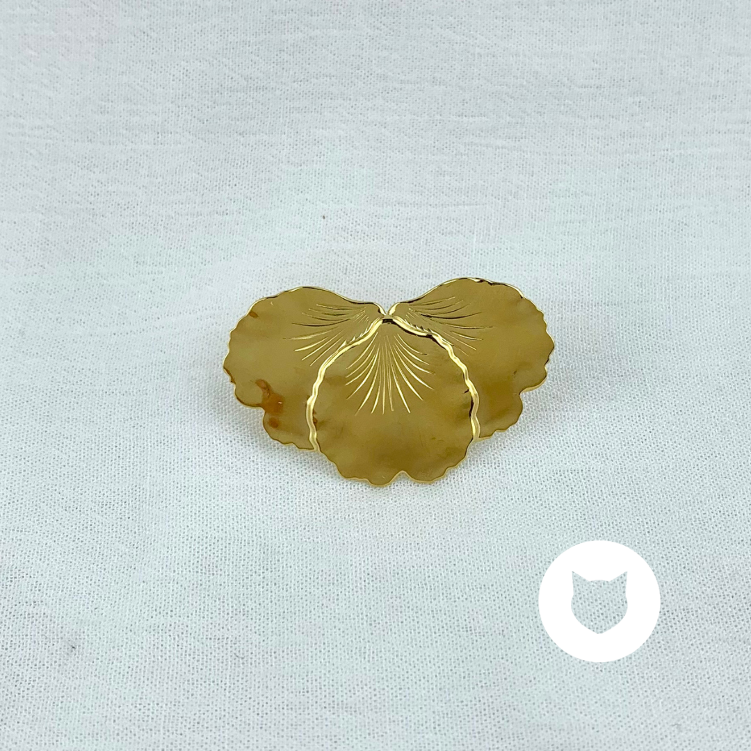 ANILLO DE ACERO INOXIDABLE FLOR AN3672G70