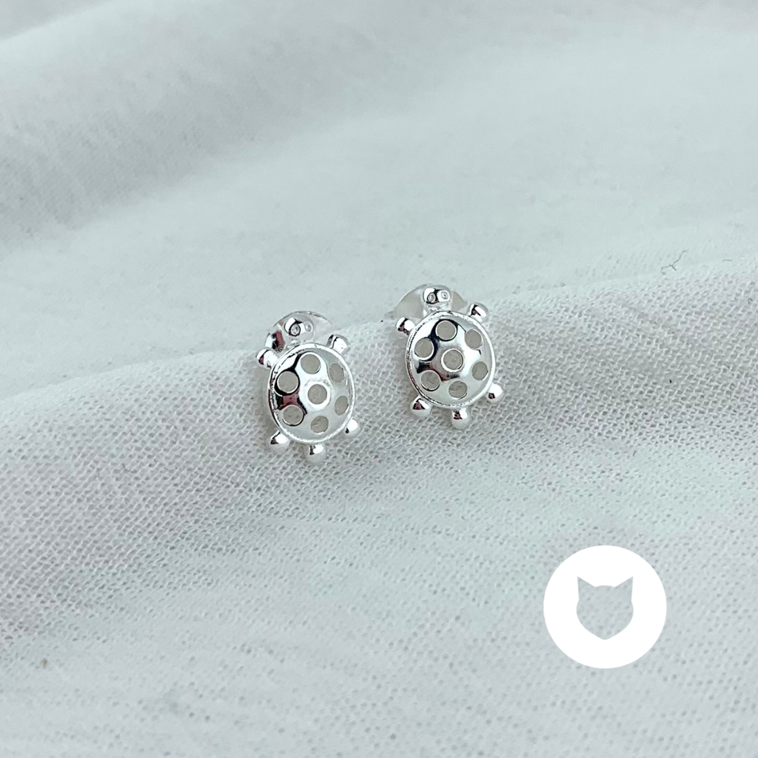 ARETES DE PLATA 925 TORTUGA AR2850L26