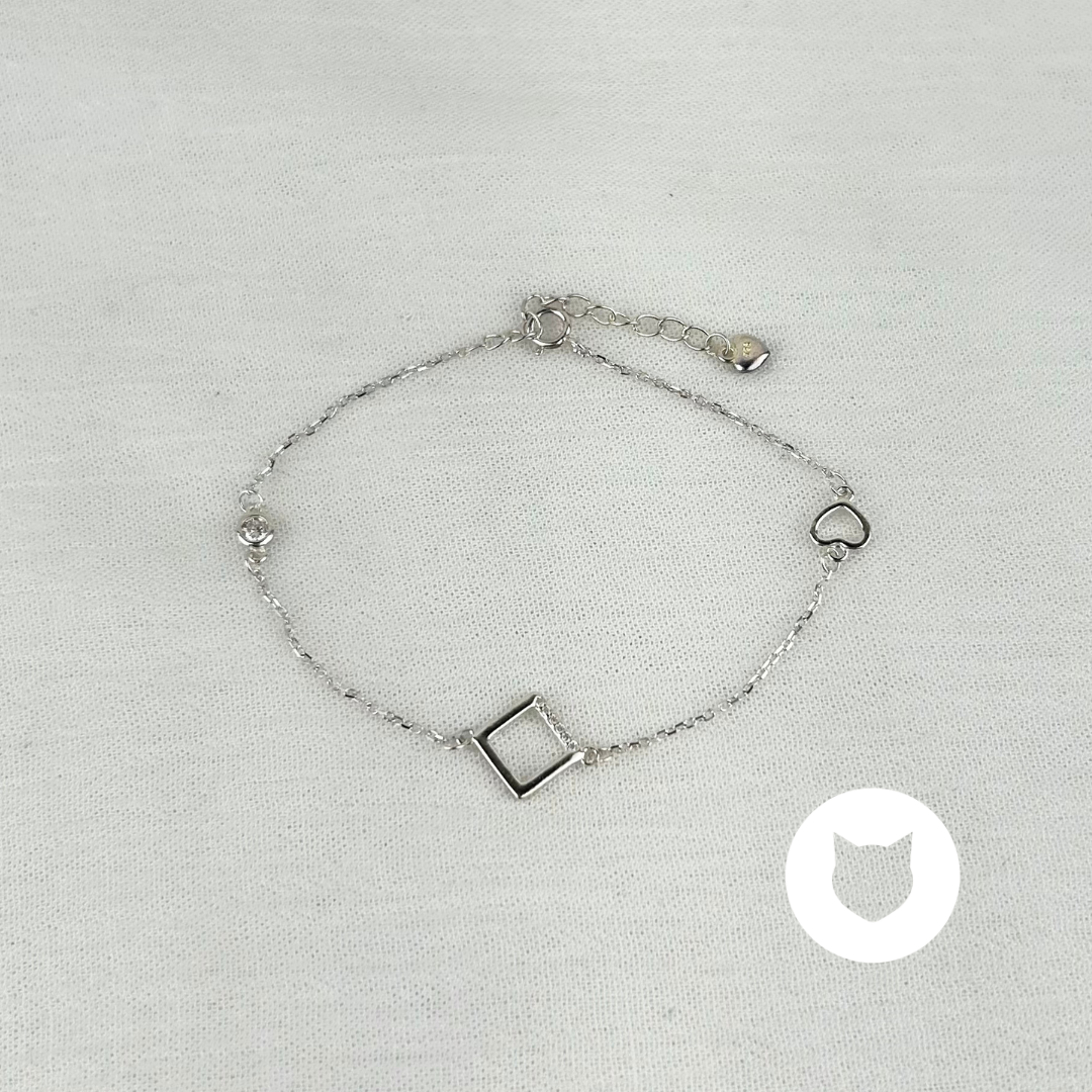 PULSERA DE PLATA 925 Y CRISTALES PU1823L22