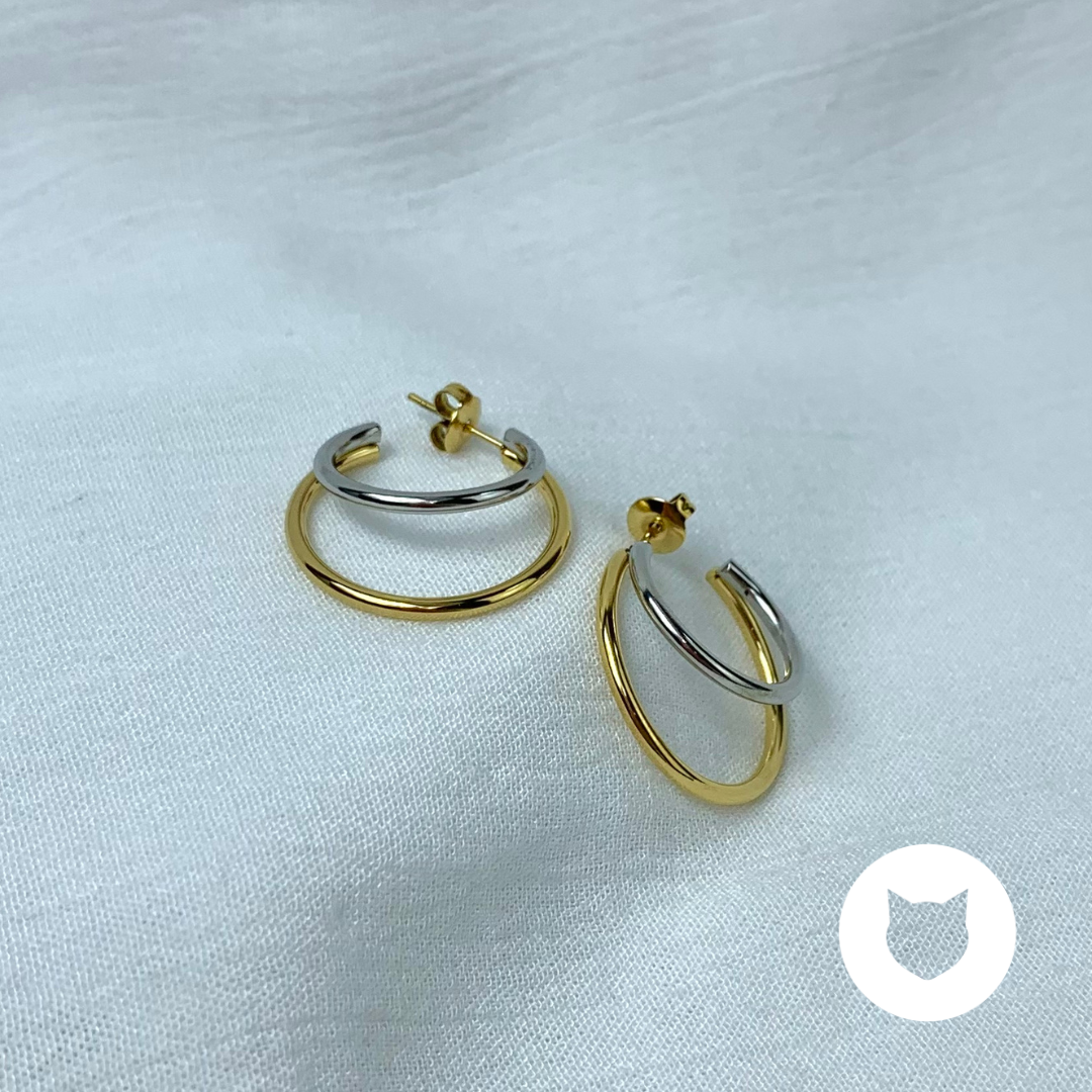 ARGOLLAS DE ACERO INOXIDABLE METALES MIXTOS AG1696G71