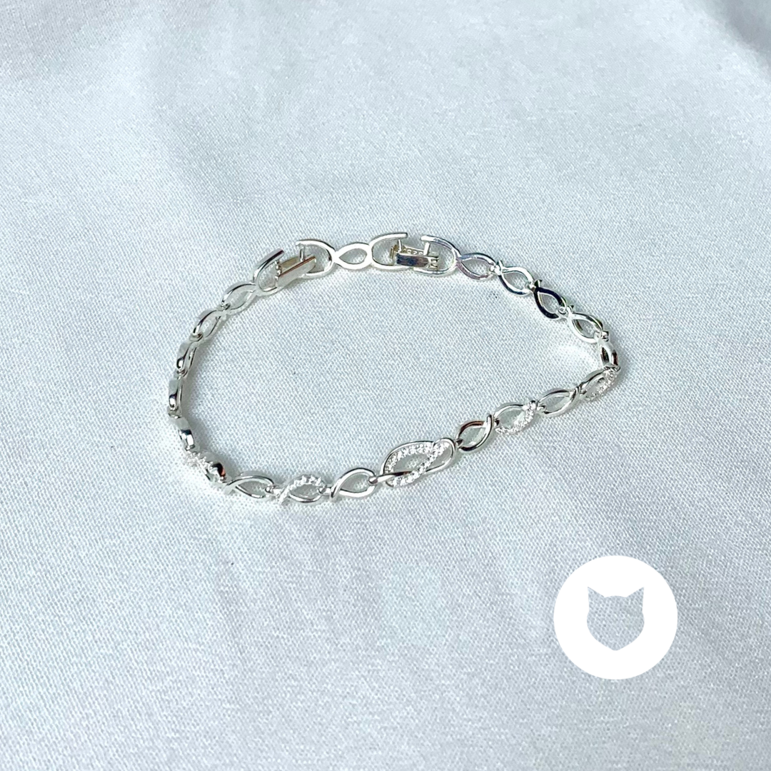PULSERA DE PLATA 925 Y CRISTALES PU1847L20