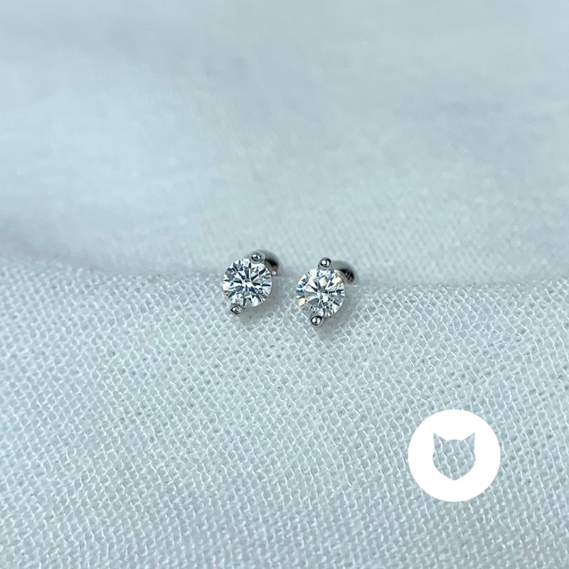 ARETES DE PLATA 925 Y CRISTAL AB0517L23