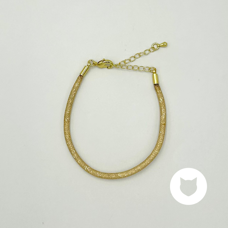 PULSERA DE BAÑO DE ORO Y CRISTALES PU1854G36