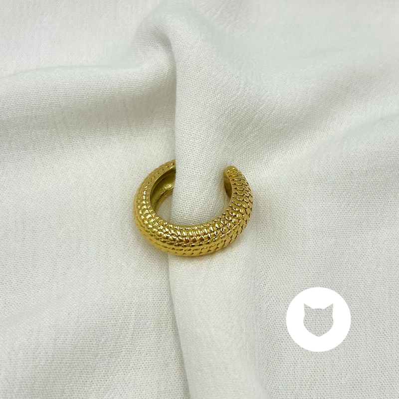EARCUFF DE ACERO INOXIDABLE EA0695G51