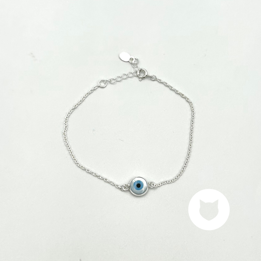 PULSERA DE PLATA 925 OJO TURCO PU1866L24