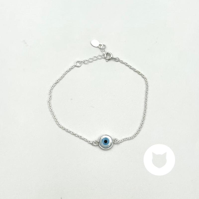 PULSERA DE PLATA 925 OJO TURCO PU1866L24