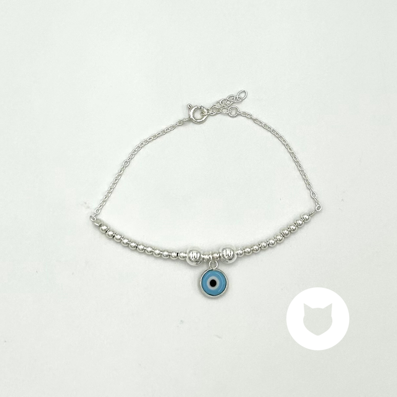 PULSERA DE PLATA 925 OJO TURCO PU1867L23