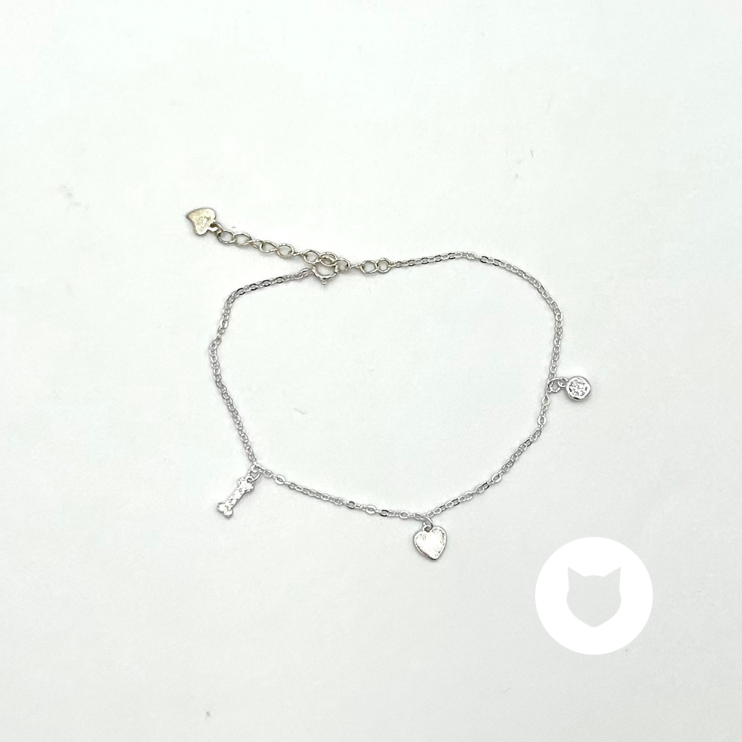 PULSERA DE PLATA 925 Y CRISTAL PU1870L24