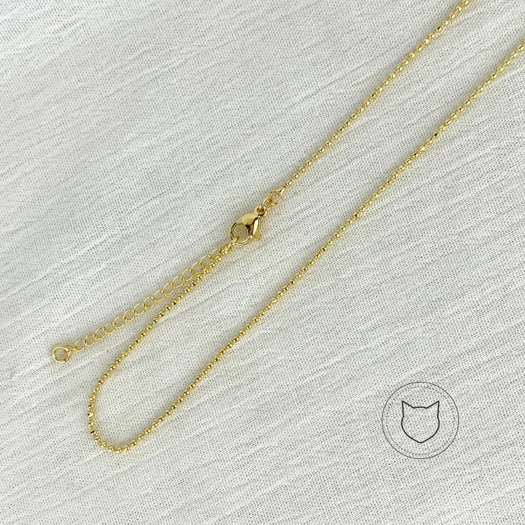 CADENA BAÑO DE ORO 50 CM CA0265G39
