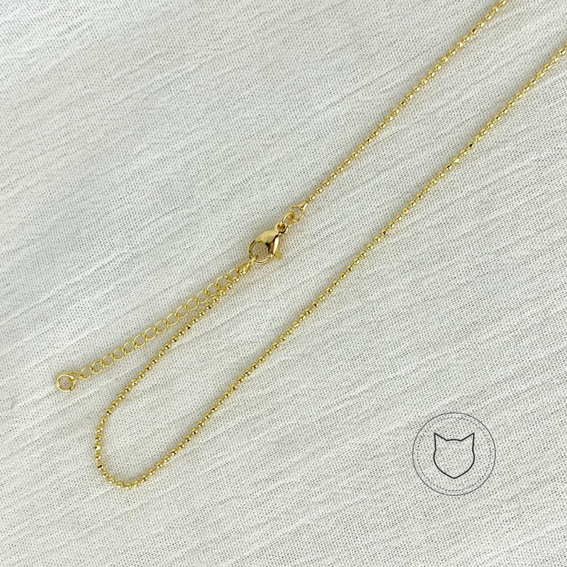 CADENA BAÑO DE ORO 50 CM CA0265G39