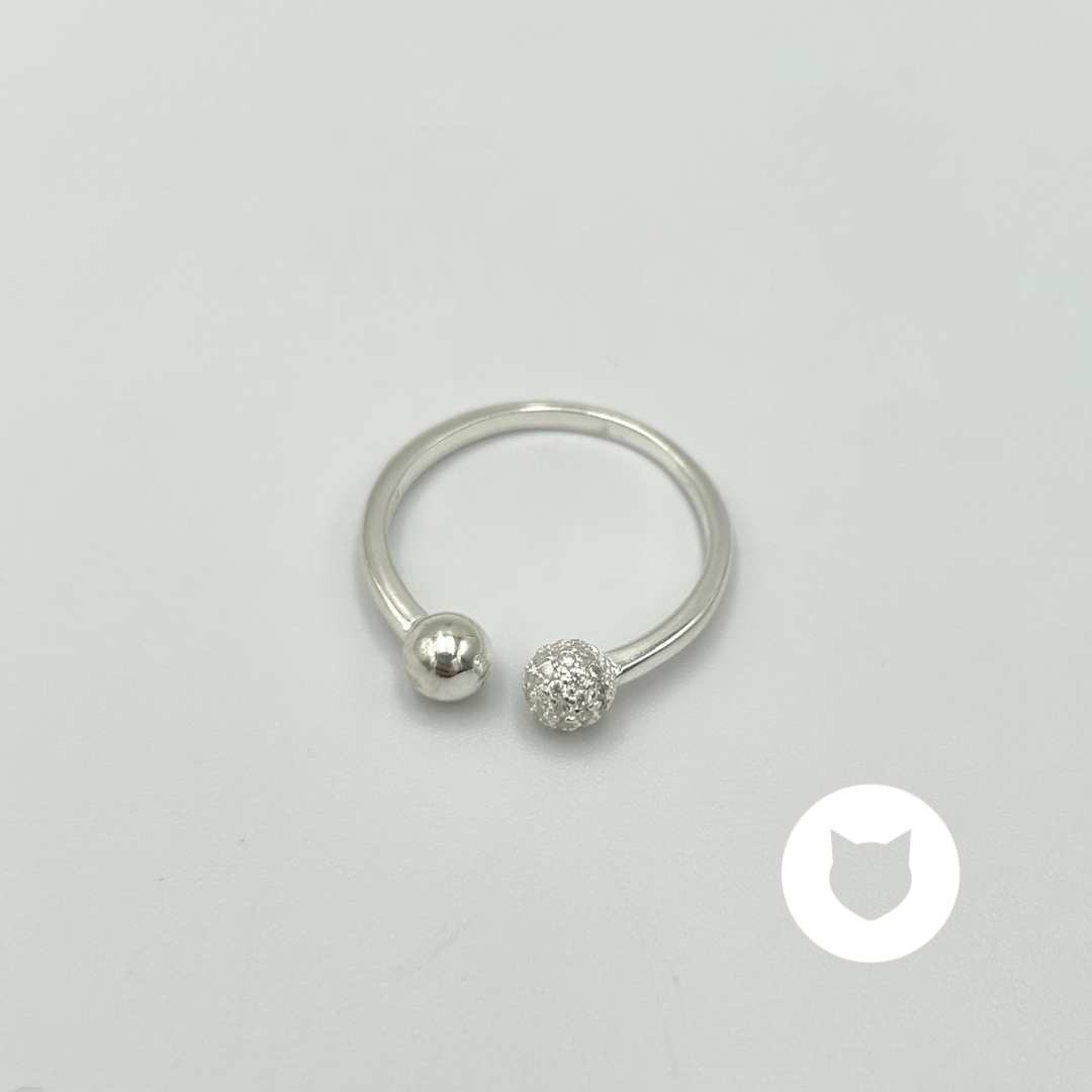 ANILLO DE PLATA 925 Y CRISTALES  AN3361L25