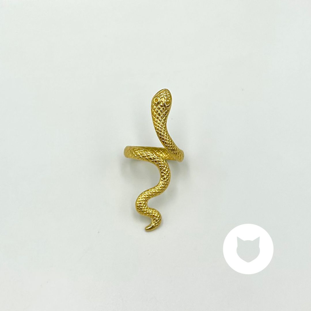 ANILLO DE ACERO INOXIDABLE SERPIENTE AN3692G11.4