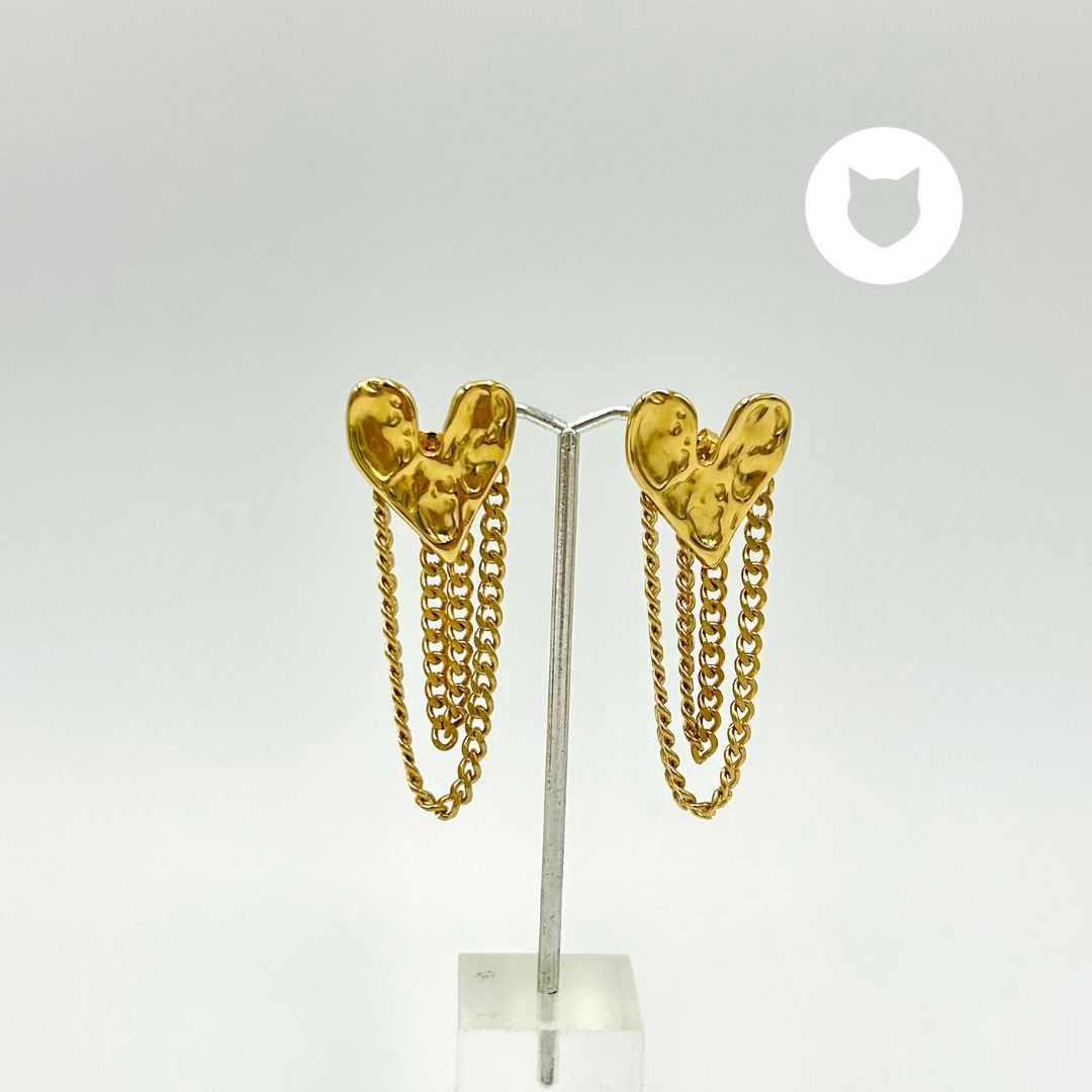 ARETES DE ACERO INOXIDABLE CORAZÓN AR2869G53