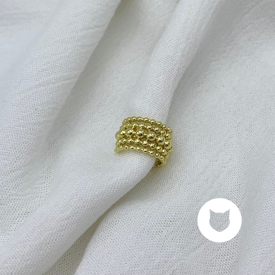 EARCUFF DE BAÑO DE ORO EA0740G81