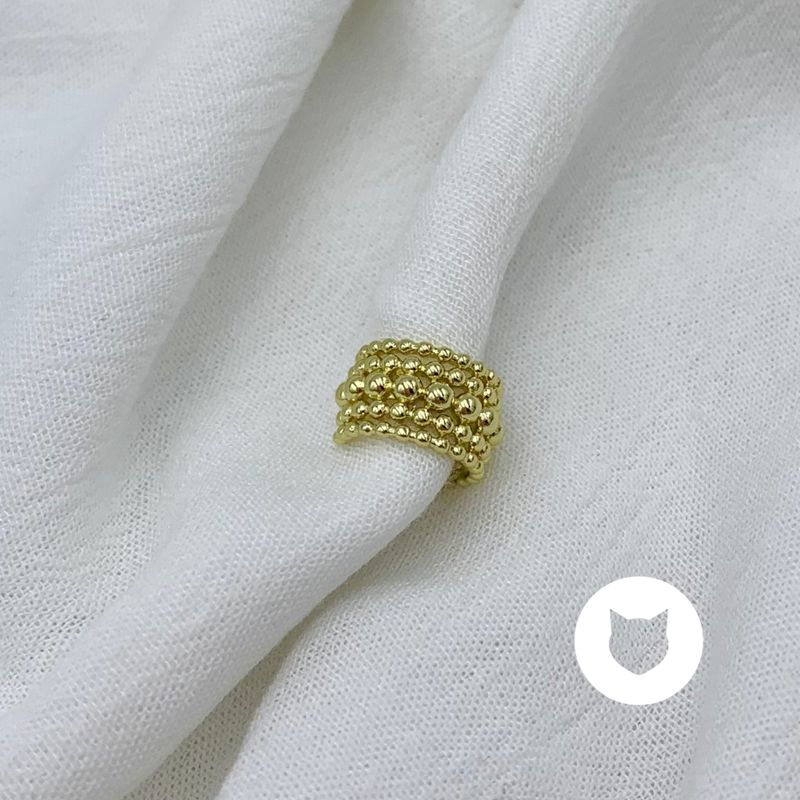 EARCUFF DE BAÑO DE ORO EA0740G81