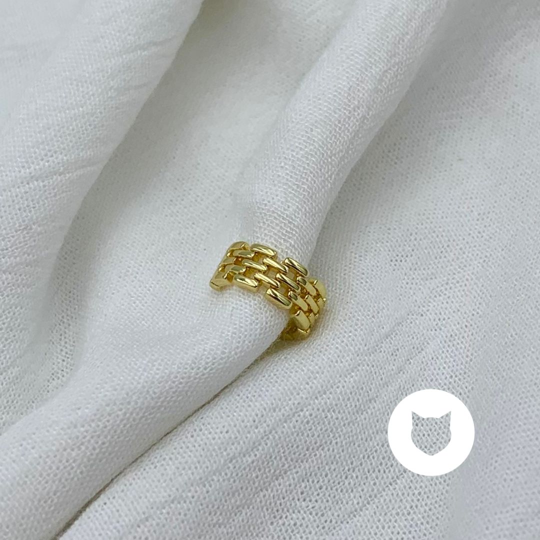 EARCUFF DE BAÑO DE ORO EA0742G58