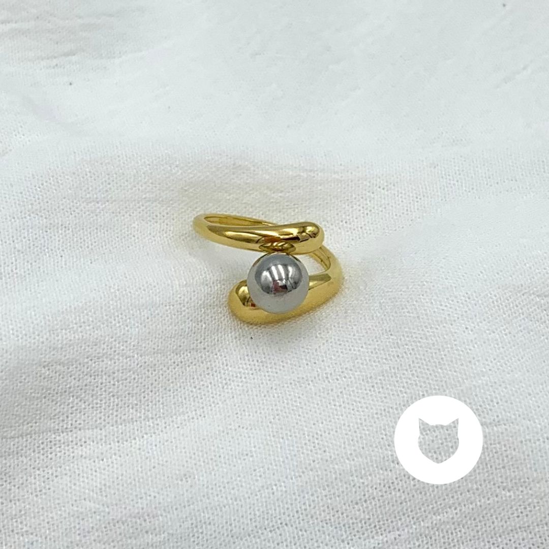ANILLO DE ACERO INOXIDABLE METALES MIXTOS AN3727G78