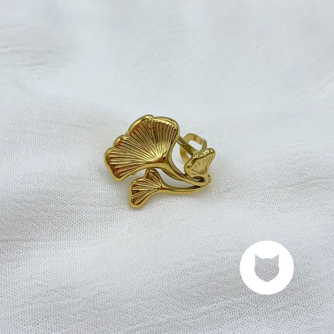 ​ANILLO DE ACERO INOXIDABLE FLORES AN3763G52