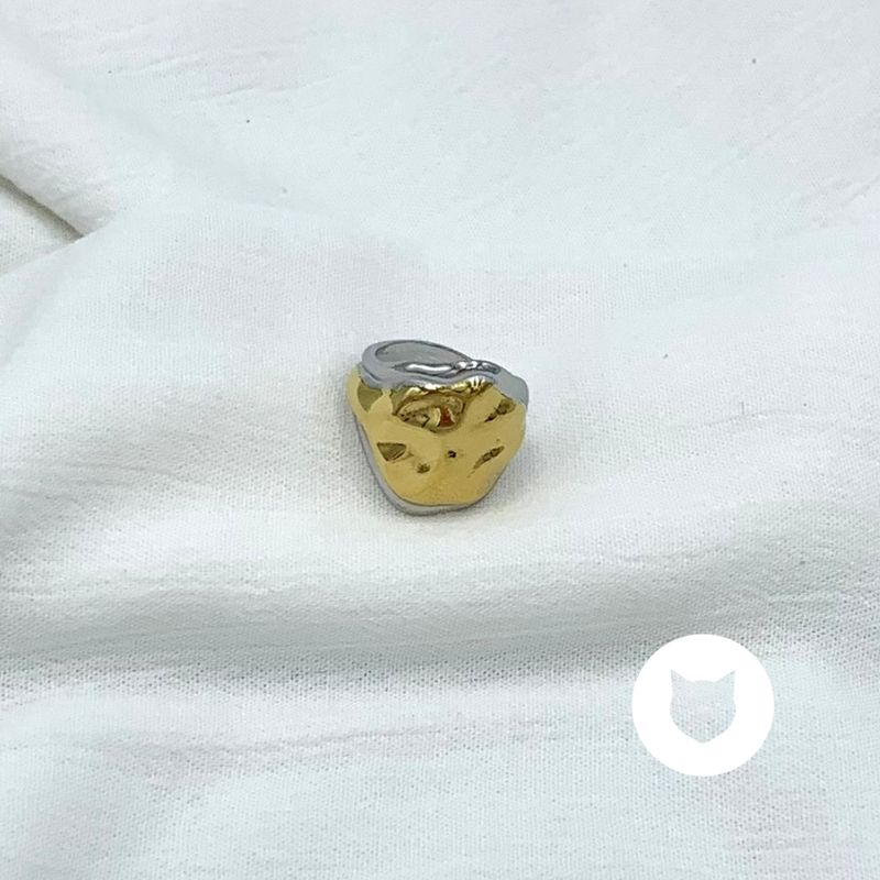 ​ANILLO DE ACERO INOXIDABLE METALES MIXTOS AN3785G45
