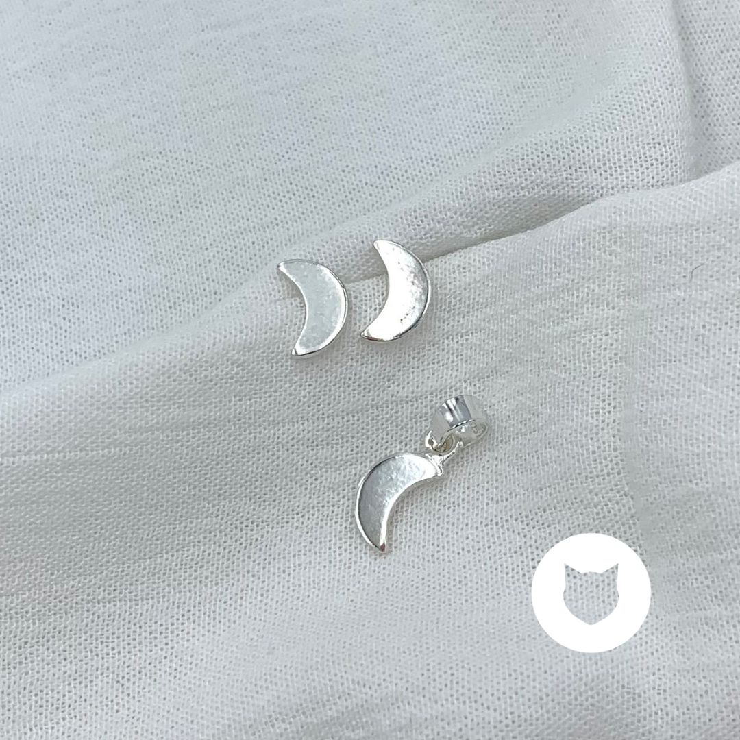 SET DE PLATA 925 LUNAS SE1053L23